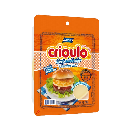 Queijo de coalho crioulo sanduiche 200g