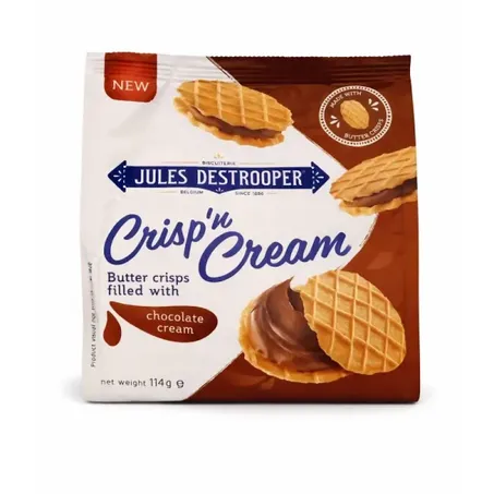Jules Destrooper Biscoito Belga Chocolate 114g