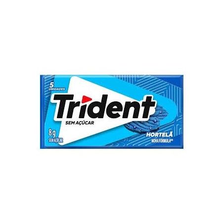 Chiclete trident 8g hortela