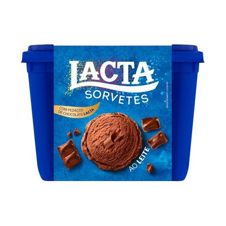 Sorvete Lacta Chocolate 1.5l