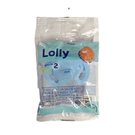 CHUPETA LOLLY TIP SIL ORT T2 AZUL