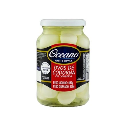 OVOS DE CODORNA CONSERVA OCEANO FOOD VD 300G