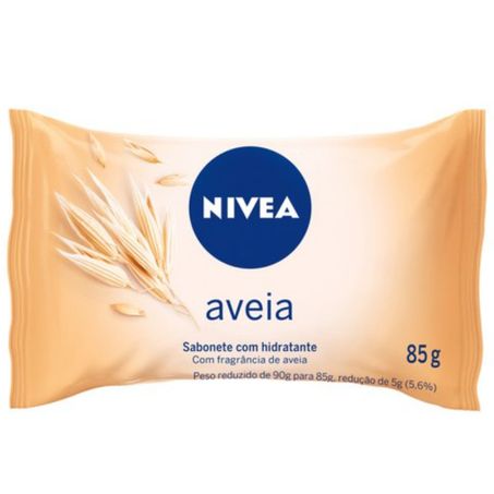 Sabonete barra 85g nivea aveia