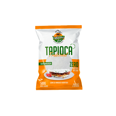 Tapioca Delícias do Brasil Premium s/Glúten 500g
