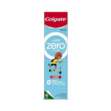 CREME DENTAL COLGATE ZERO KIDS MORANGO 70G