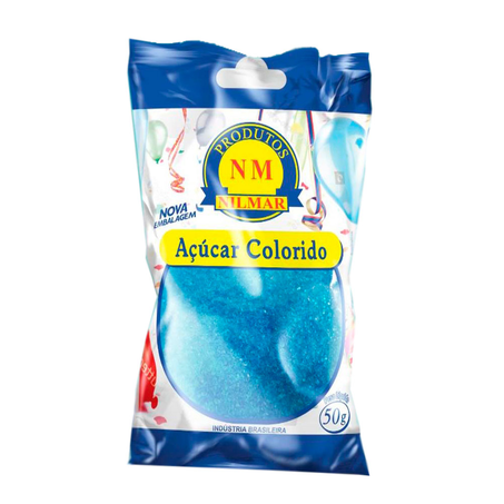 Açúcar Cristal Colorido Nilmar Pacote 50G