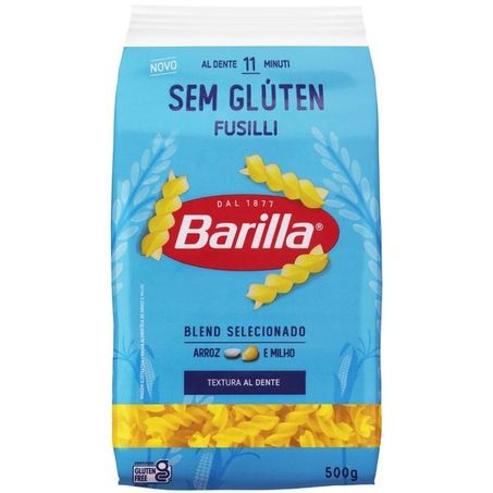 Macarrão de Arroz e Milho Fusilli Barilla Pacote 500g