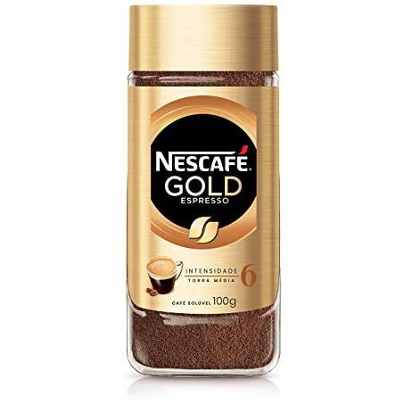 Café solúvel nescafé gold espresso 100g