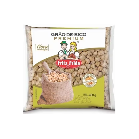Grão de bico fritz e frida 400g