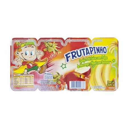 Qjo petit frutapinho banana/maca/morango 320g