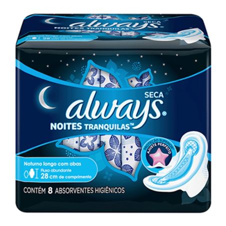 ABS. ALWAYS NOTURNO SECA ABAS C/8