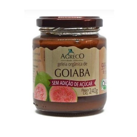 Geleia org agreco goiaba sem acucar 240g