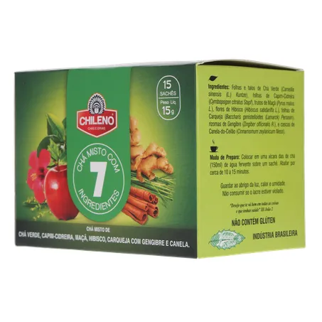 Cha chileno misto 7 ingredientes 15g 360-22