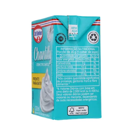 Chantilly oetker uht 200g decor festa 360-7