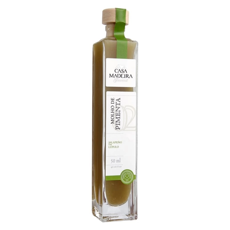 MOLHO DE PIMENTA JALAPEÑO COM LÚPULO CASA MADEIRA GOURMET