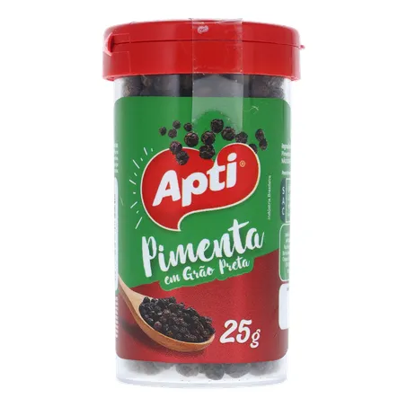 Pimenta apti preta em grao 25g