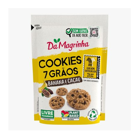 COOKIES 7 GRÃOS BANANA & CACAU DA MAGRINHA 100G