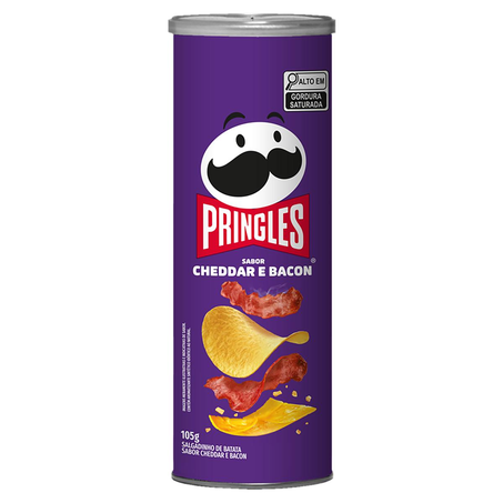Batata Pringles 105g - Cheddar e Bacon