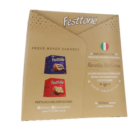 Panettone festtone gotas avela cx 400g 360-8