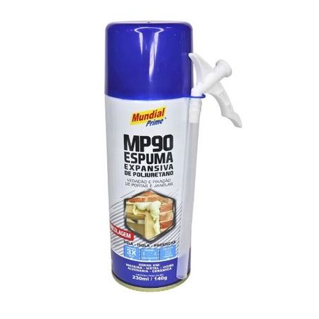 Espuma expansiva de poliuretano mundial prime 140g