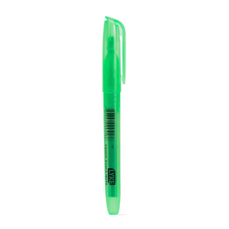CANETA MARCA TEXTO VERDE NEON LYKE