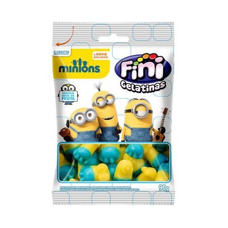 BALA GELATINA FINI MINIONS 90G