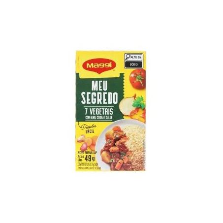 CALDO MAGGI MEU SEGREDO 7 VEGETAIS  49G