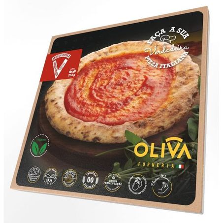 Pizza oliva massa rossa 255g