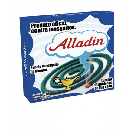 Inseticida Espiral Alladin C/10