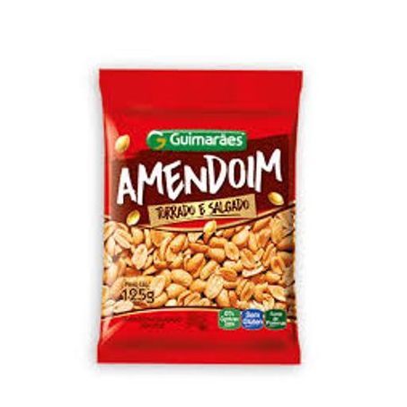 AMENDOIM GUIMARAES 125G TORRADO