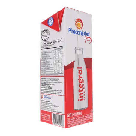 LEITE LONGA VIDA PIRACANJUBA INTEGRAL 1L 360-14