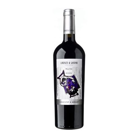 Vinho lorenzo & gaspar carm.merlot 750ml