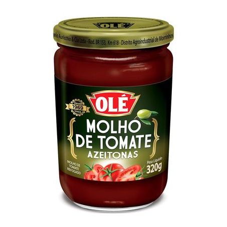 MOLHO TOMATE OLE REFOGADO TOMATE/AZEITONA 320G