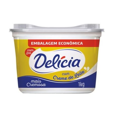 Margarina delícia com creme de leite c/sal 1kg