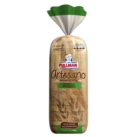 PAO PULLMAN ARTESANO INTEGRAL 500G