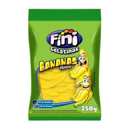 Fini-bala gelatina 250g bananas