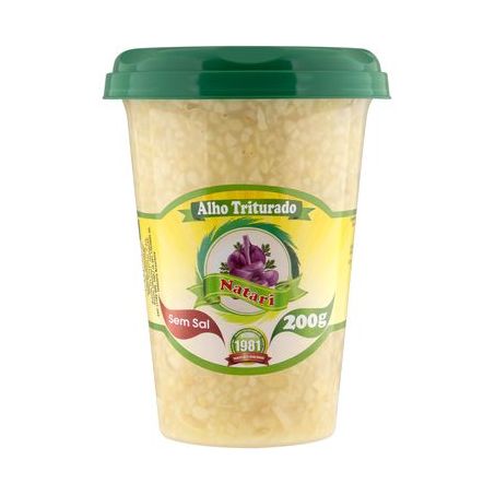 Alho Triturado Puro Natari Sem Sal Pote 200G
