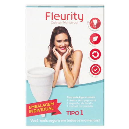 Coletor Menstrual Fleurity Tipo 1 Incolor