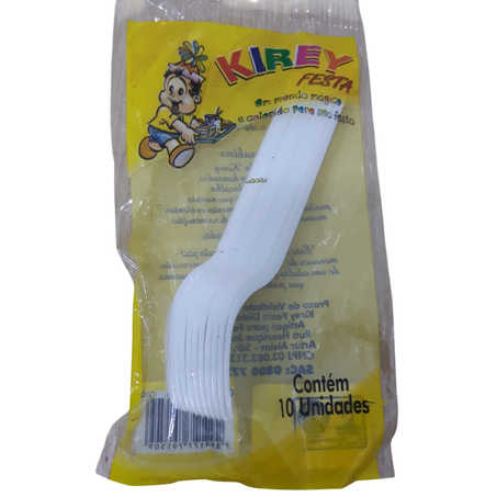 Garfos Kirey Branco 10un