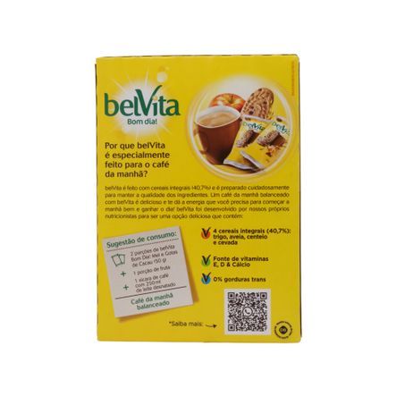 Biscoito Integral Belvita Mel/Cacau 75g 360-31