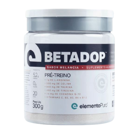 PRÉ-TREINO BETADOP MELANCIA ELEMENTO PURO