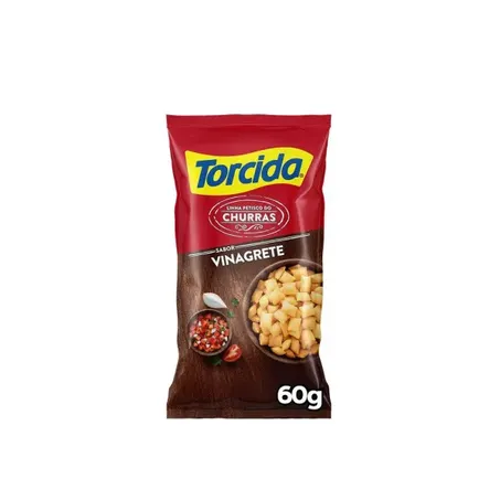 SALGADINHO TORCIDA VINAGRETE 60G