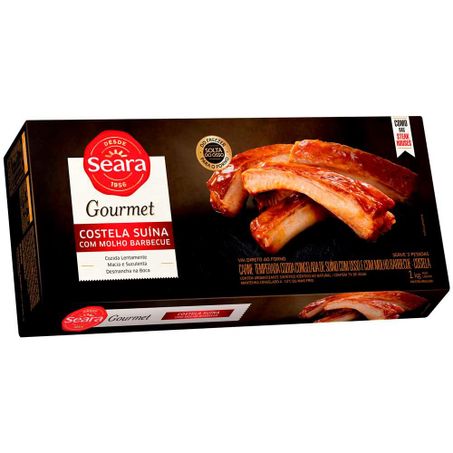 COSTELA SUINA BARBECUE SEARA 1KG