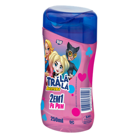 SHAMPOO TRÁ LÁ LÁ AVENTURA JUSTICE LEAGUE 2 EM 1 PA PUM 250ML 360-2