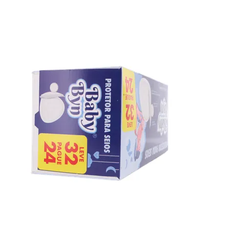 PROTETOR P/SEIOS BABY BYN LEVE 32 PAGUE 24UNID 360-11