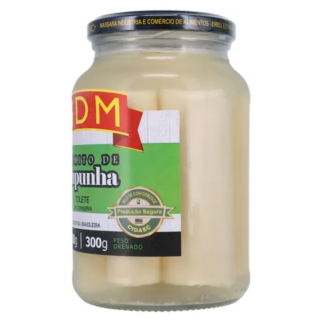 Palmito gdm pupunha tolete 300g 360-6