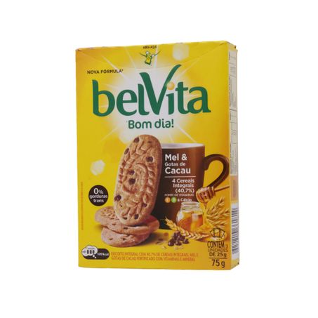 Biscoito Integral Belvita Mel/Cacau 75g 360-3