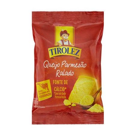 Queijo ralado tirolez 100gr parmesao