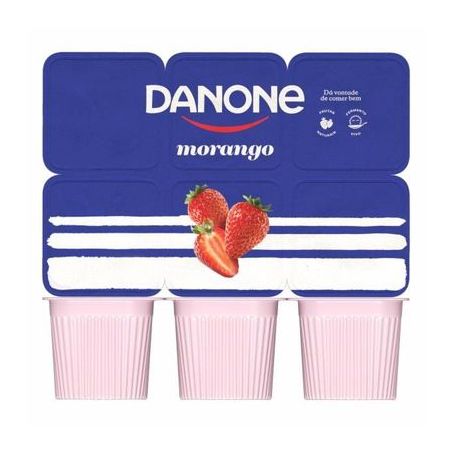 Bebida láctea danone polpa morango 510g