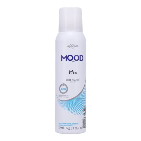 Antitranspirante Aerossol Mood Care Men Frasco Spray 260ml 360-35